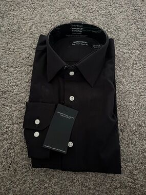 Nordstrom Men’s Tech-Smart Trim Fit Stretch Dress Shirt NEW